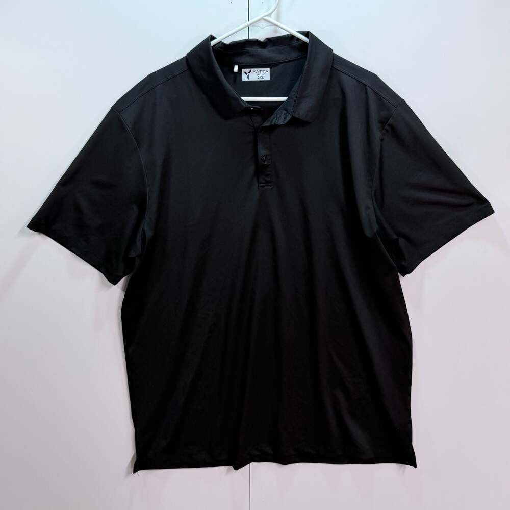 Yatta Golf Performance Polo Shirt Black 2XL